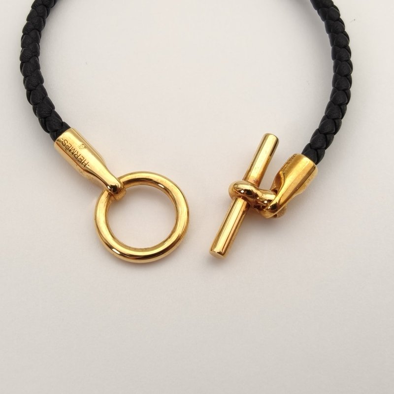 HERMES 牛皮合金愛馬仕手鏈/手鍊/手環-4