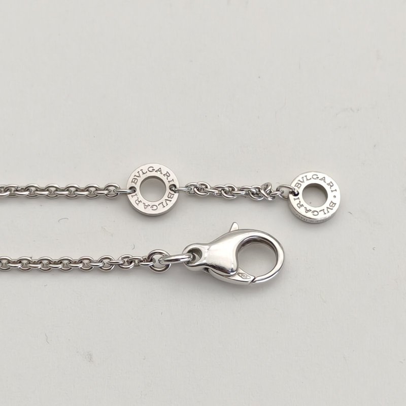 BVLGARI B.ZERO1小蠻腰手鏈滿鑽18K白金/鑽石S-M碼白金鑽石/18K手鍊／手環-3