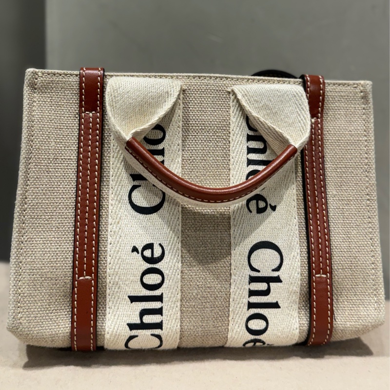 Chloé Woody Mini 托特包-7
