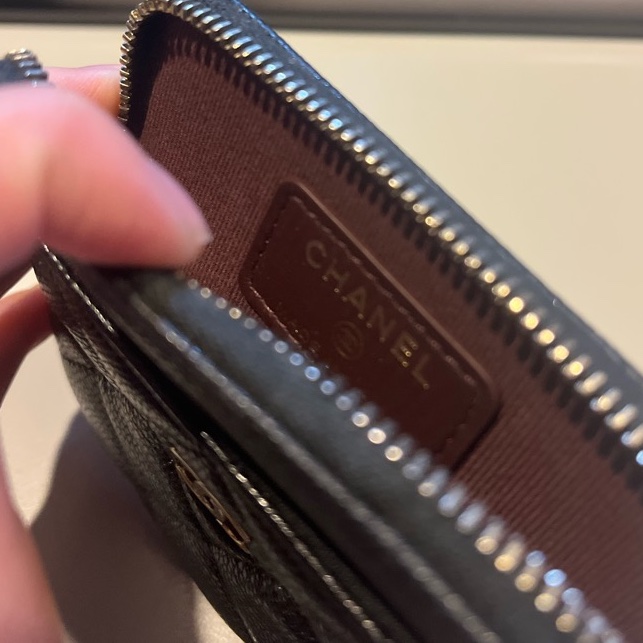 Chanel吐司零錢卡包（荔枝皮）-3