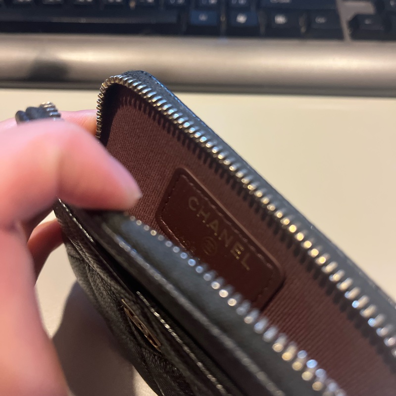 Chanel吐司零錢卡包（荔枝皮）-8