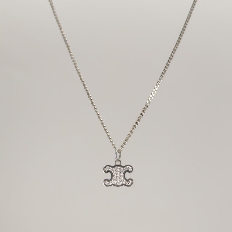 CELINE 合金celine凱旋門水鑽項鏈項鍊-0