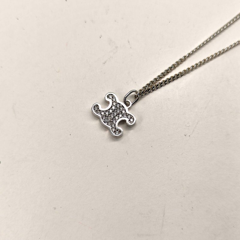 CELINE 合金celine凱旋門水鑽項鏈項鍊-2