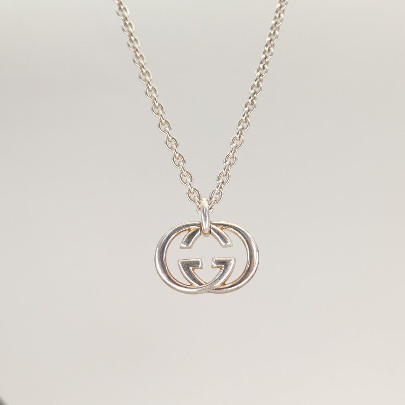 GUCCI AG925銀GUCCI項鏈項鍊-1