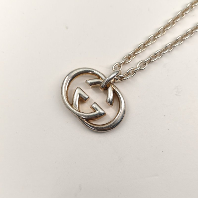 GUCCI AG925銀GUCCI項鏈項鍊-3