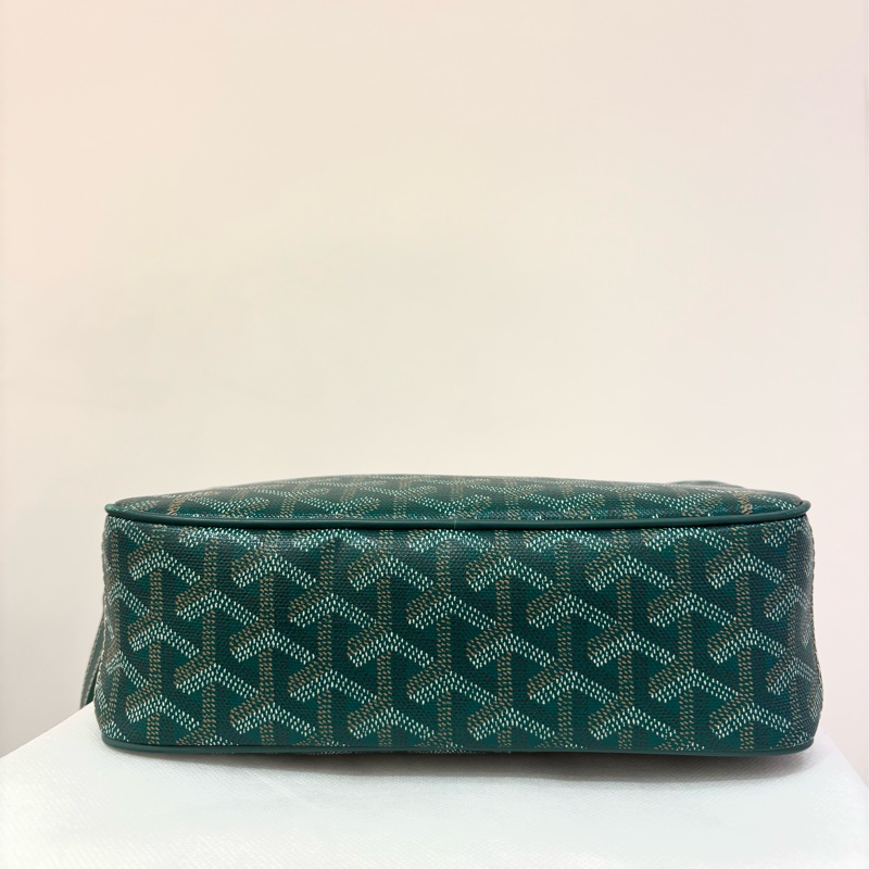 GOYARD綠色PVC相機包-4