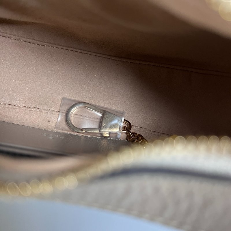 全新品 GUCCI 726843 OPHIDIA燕麥色月亮包-5