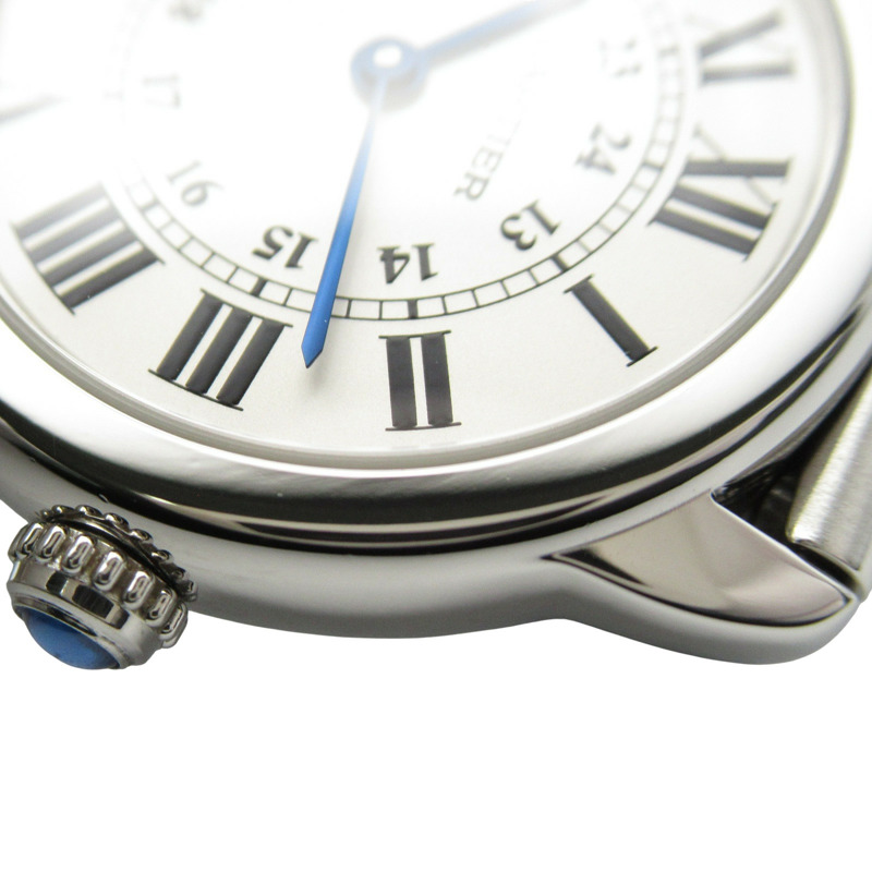 銀色錶盤 不鏽鋼 Ronde Solo 腕錶【Cartier 卡地亞】 W6701004-7