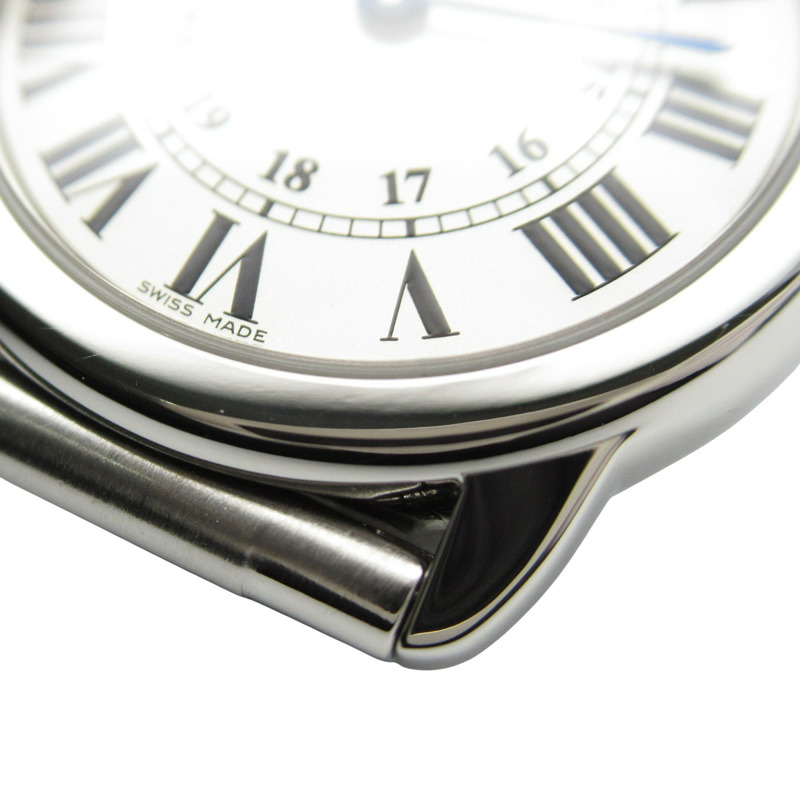 銀色錶盤 不鏽鋼 Ronde Solo 腕錶【Cartier 卡地亞】 W6701004-17