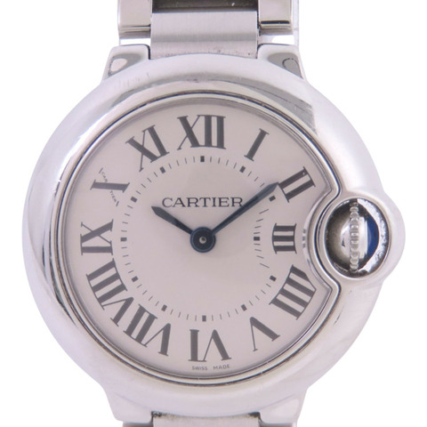 銀色錶盤 不鏽鋼 Ballon Bleu de Cartier 腕錶【Cartier 卡地亞】 W69010Z4