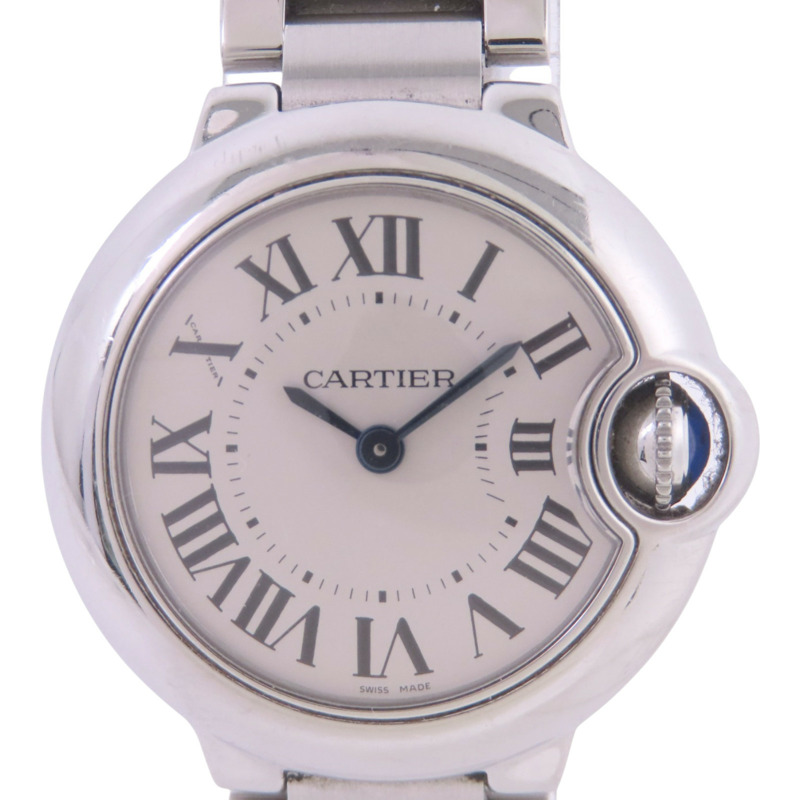 銀色錶盤 不鏽鋼 Ballon Bleu de Cartier 腕錶【Cartier 卡地亞】 W69010Z4-0