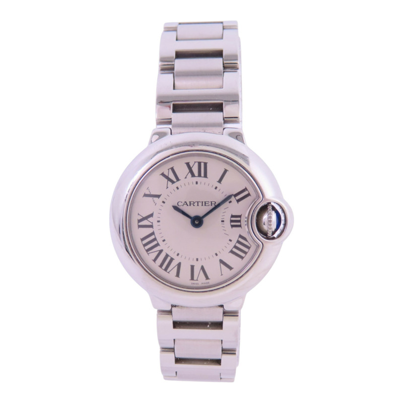 銀色錶盤 不鏽鋼 Ballon Bleu de Cartier 腕錶【Cartier 卡地亞】 W69010Z4-1