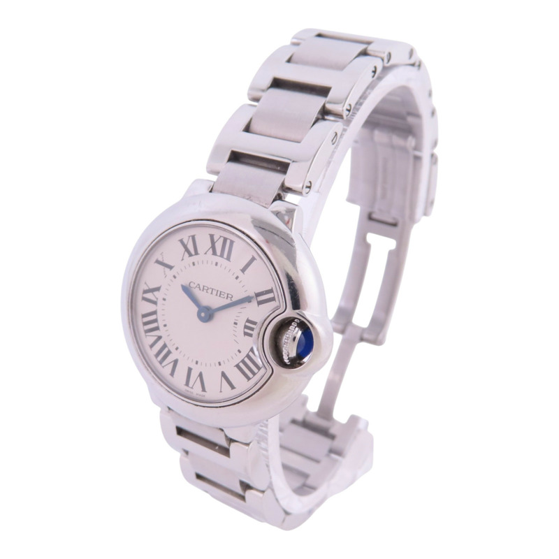 銀色錶盤 不鏽鋼 Ballon Bleu de Cartier 腕錶【Cartier 卡地亞】 W69010Z4-2