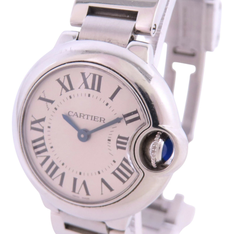 銀色錶盤 不鏽鋼 Ballon Bleu de Cartier 腕錶【Cartier 卡地亞】 W69010Z4-3