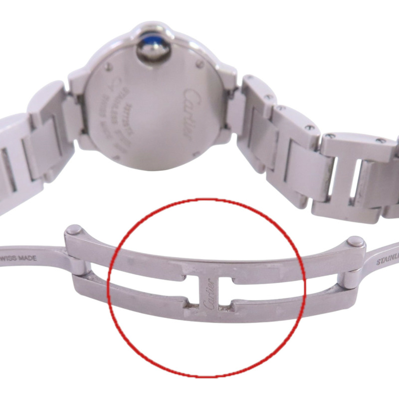 銀色錶盤 不鏽鋼 Ballon Bleu de Cartier 腕錶【Cartier 卡地亞】 W69010Z4-12