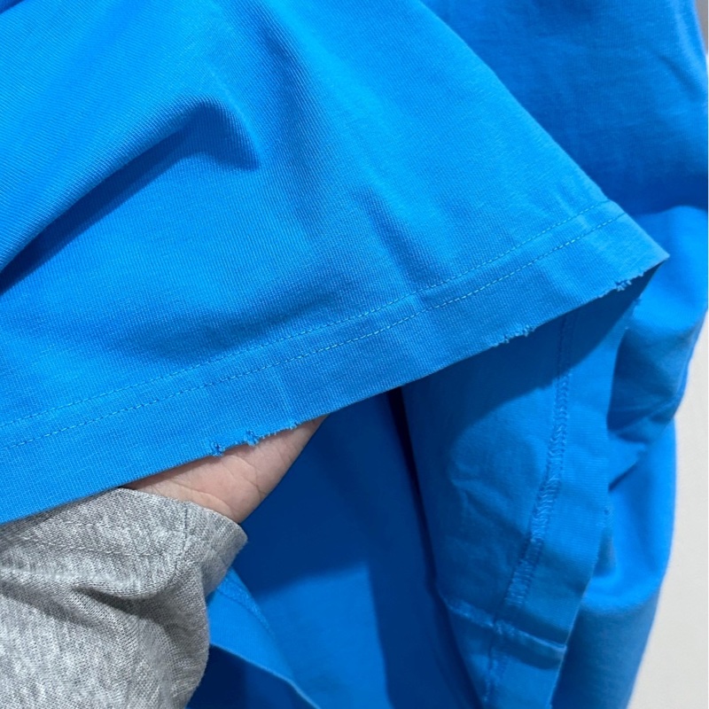 巴黎世家水藍可樂短袖-1