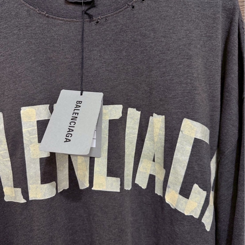 巴黎世家膠帶連身短袖-2