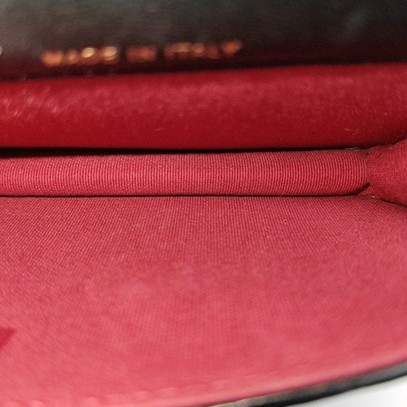 CHANEL 黑色羊皮菱格纹绗缝单肩包 金色五金 配件齐全-6