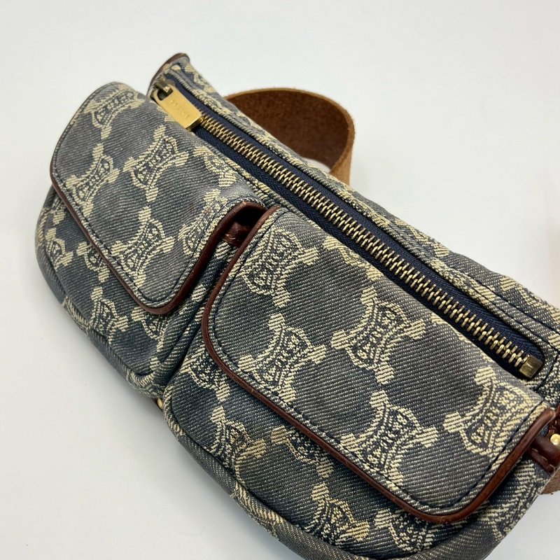 🏷Celine丹寧腰包-8