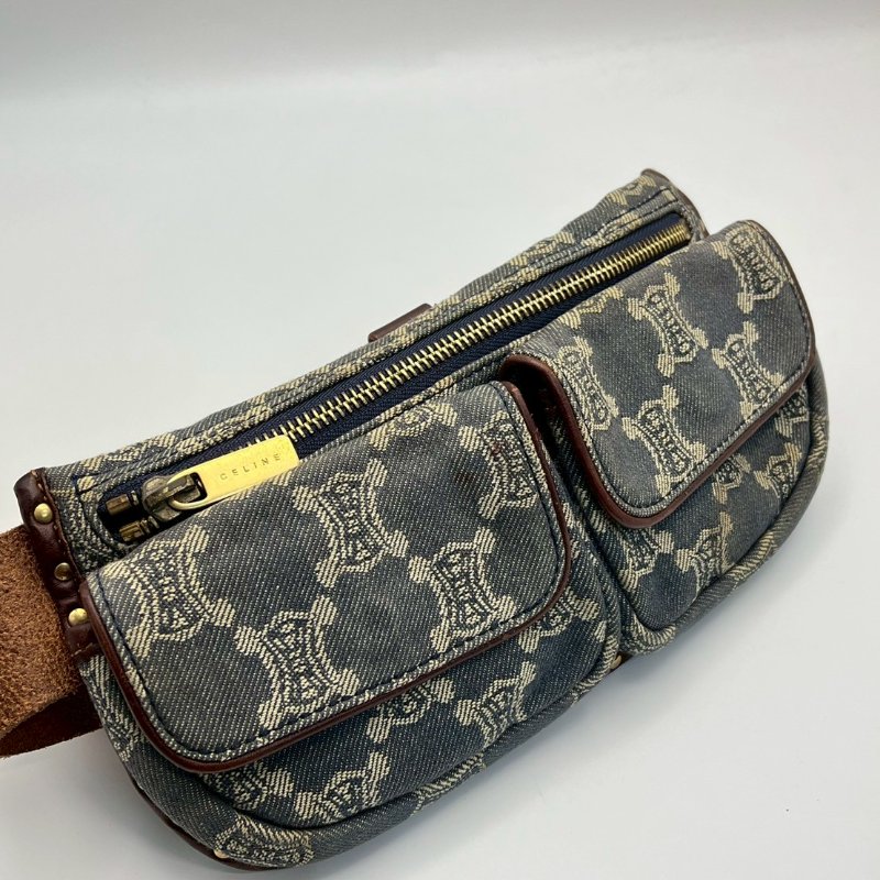 🏷Celine丹寧腰包-9