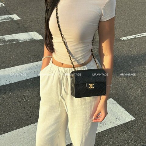 🏷Chanel CF17小方胖 五金含24k金
