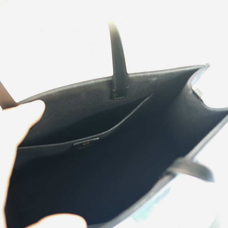 GIVENCHY 女士小號托特包 黑色帆布 BB50UEB1F1 001 兩用包 斜背包 奢華包-13