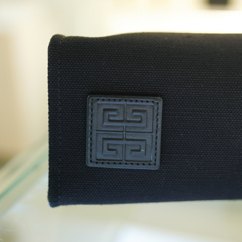 GIVENCHY 女士小號托特包 黑色帆布 BB50UEB1F1 001 兩用包 斜背包 奢華包-23