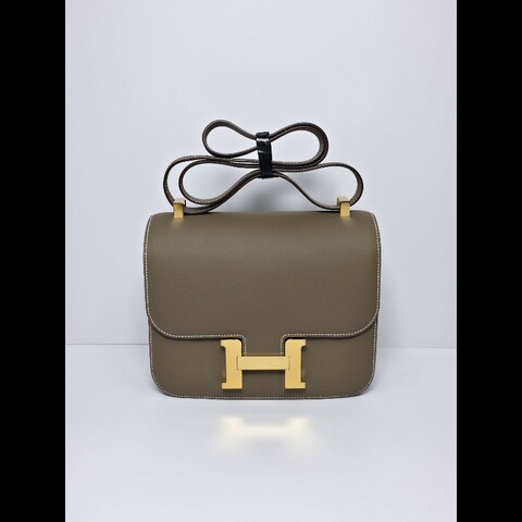 Hermes Constance 24大象灰金扣