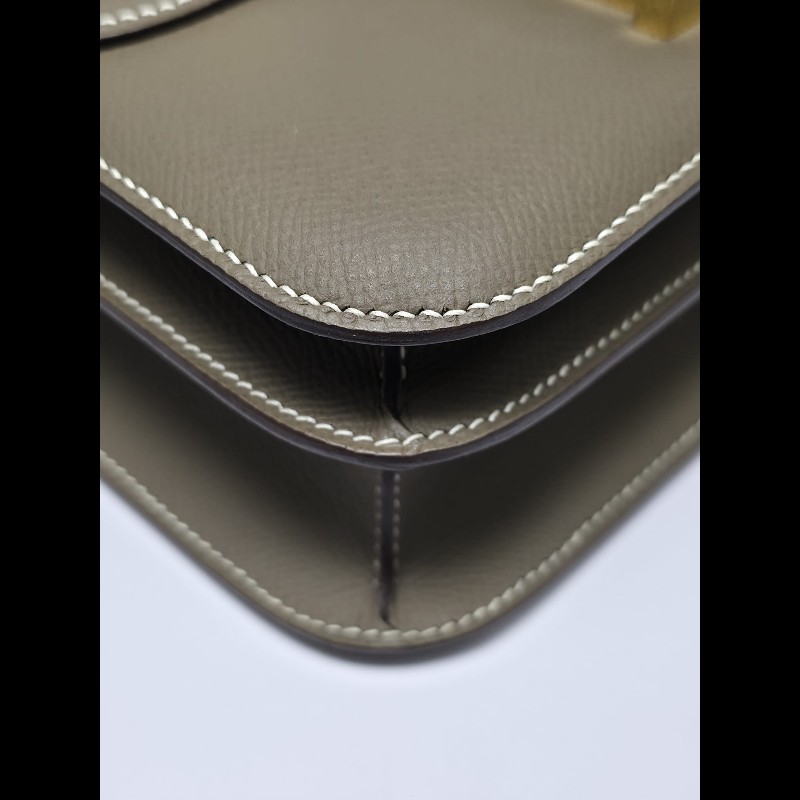 Hermes Constance 24大象灰金扣-6