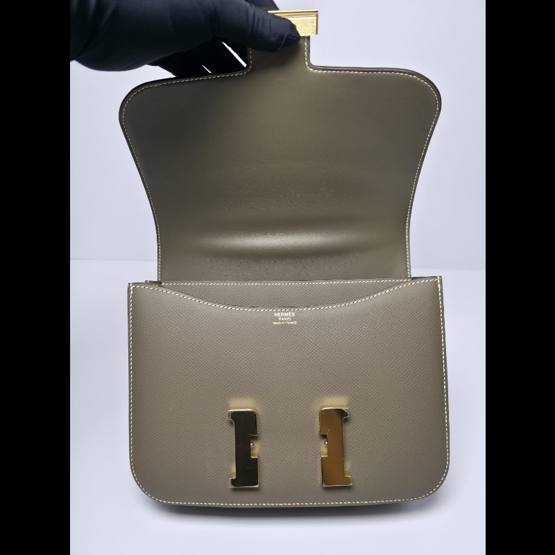 Hermes Constance 24大象灰金扣-10