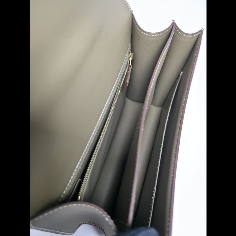 Hermes Constance 24大象灰金扣-15