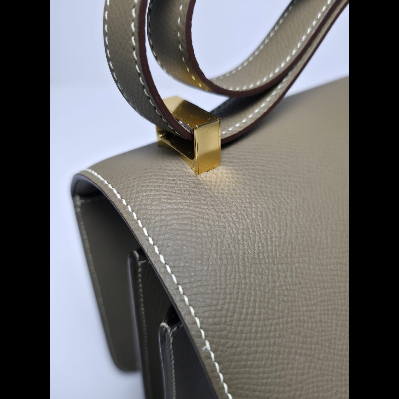 Hermes Constance 24大象灰金扣-23