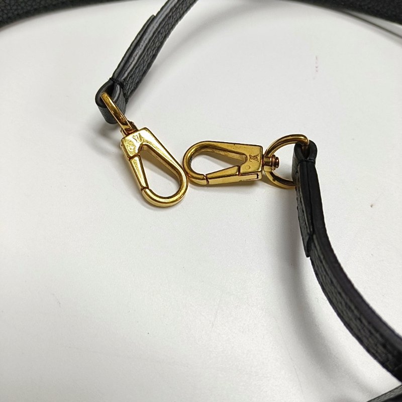 LOUIS VUITTON CITY STEAMER 小號黑色牛皮蒸汽包單肩包手提包金色五金可拆卸肩帶-15