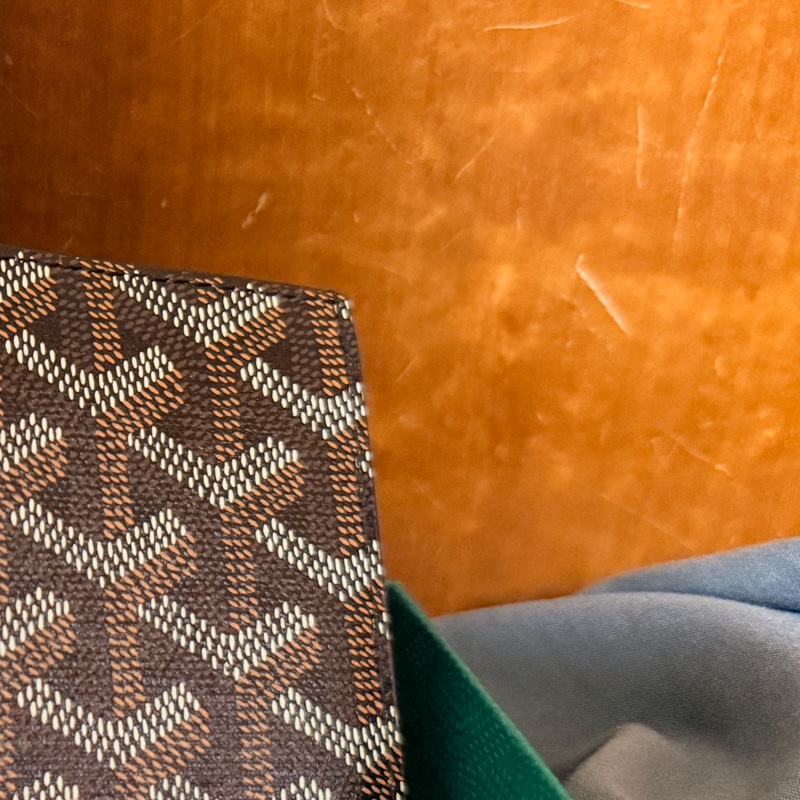 全新Goyard Victoire八卡男用短夾 黑色-3