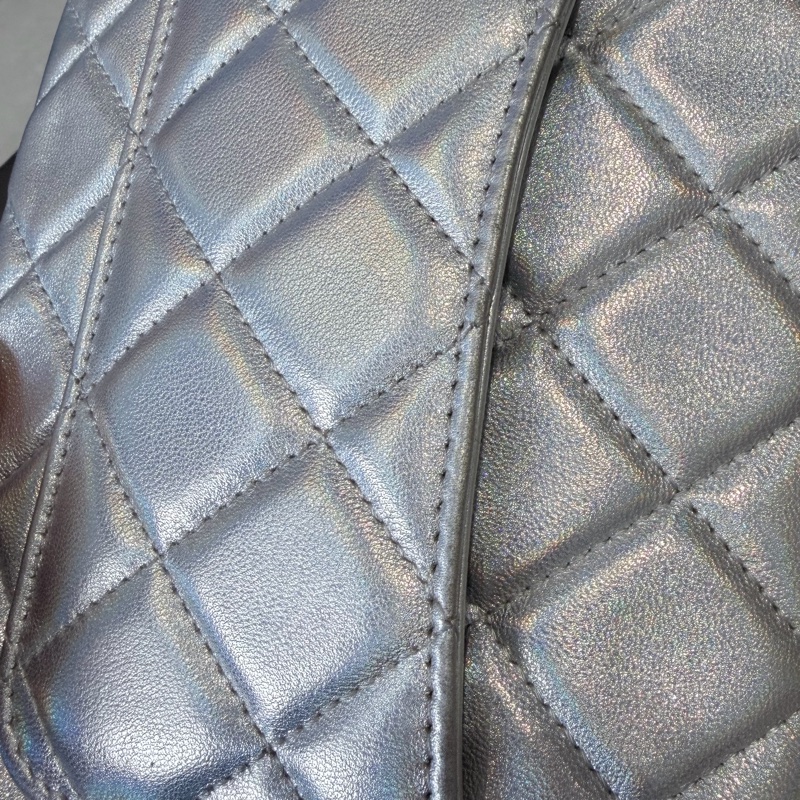 Chanel 幻彩人魚姬🦋銀silver相機包-12