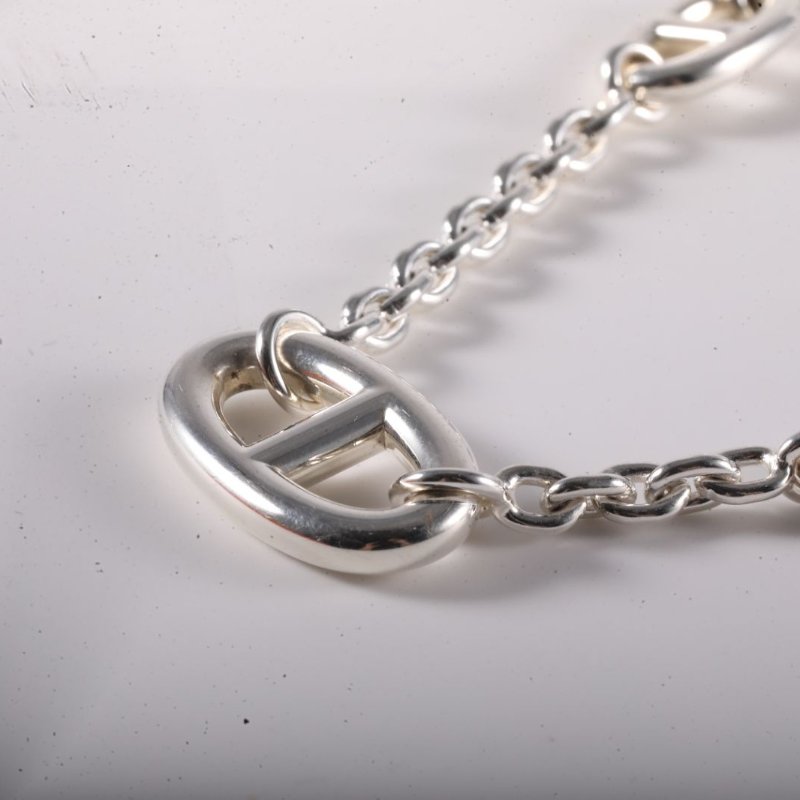 HERMES Farandole豬鼻子手鏈AG925銀ST手鍊／手環-2