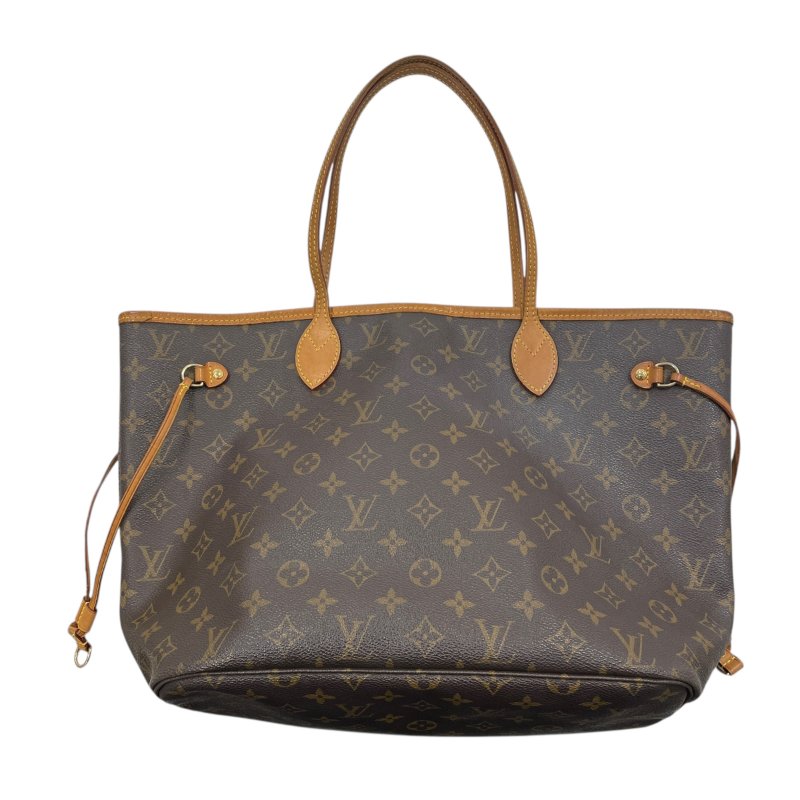 LOUIS VUITTON 路易威登 M46987 NEVERFULL MM 中型托特包 PVC帆布 老花 棕色-1