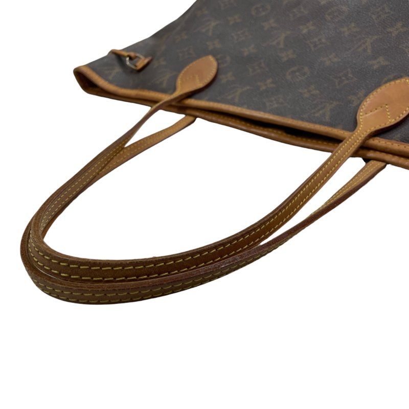 LOUIS VUITTON 路易威登 M46987 NEVERFULL MM 中型托特包 PVC帆布 老花 棕色-10