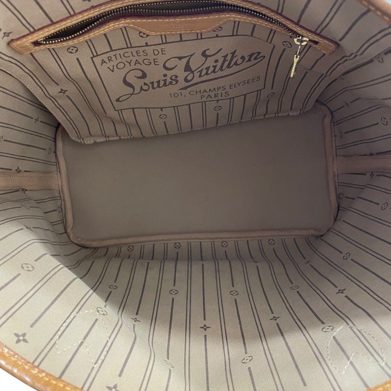 LOUIS VUITTON 路易威登 M46987 NEVERFULL MM 中型托特包 PVC帆布 老花 棕色-11