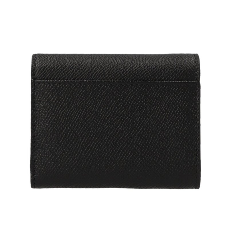 【Maison Margiela】四針 荔枝小牛皮 三折 拉鍊零錢袋 短夾 皮夾 卡夾 黑色 SA3UI0017P4745T8013-2