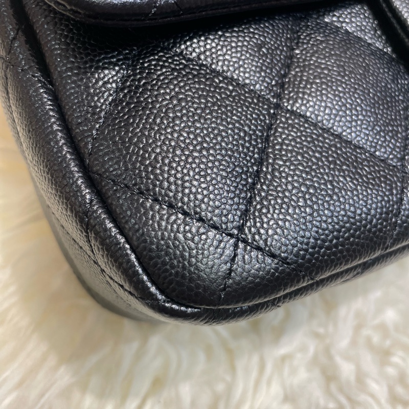 Chanel 心扣牛皮23cm-2