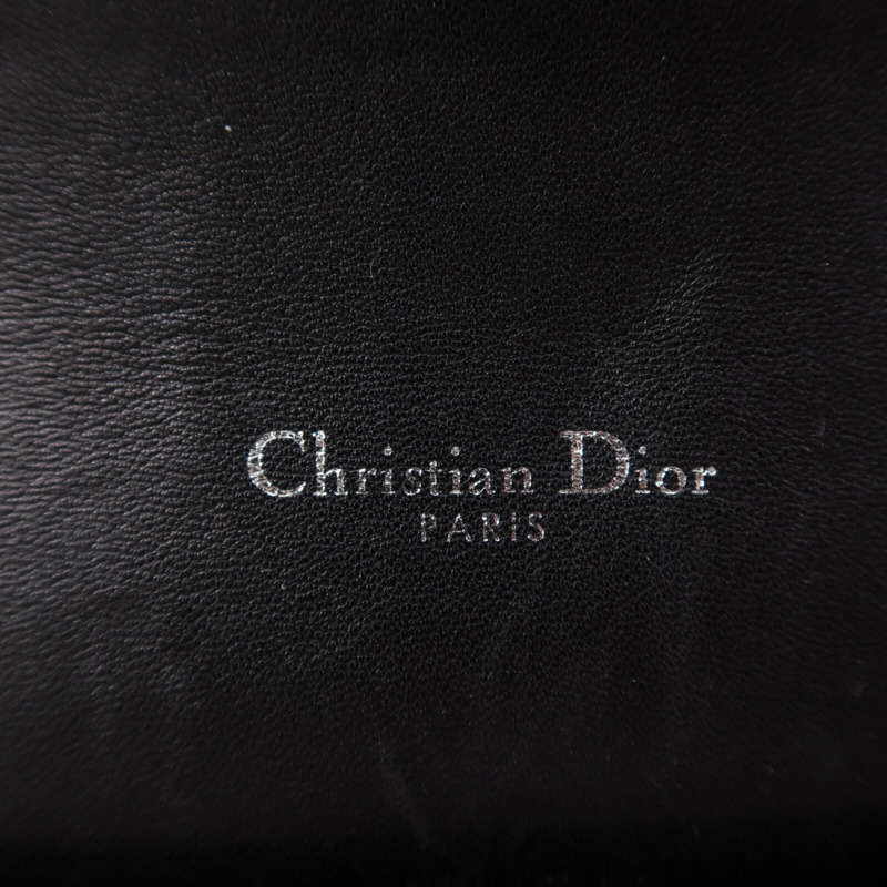 Dior 羊皮皮革Miss Dior銀扣鏈帶肩背袋-5