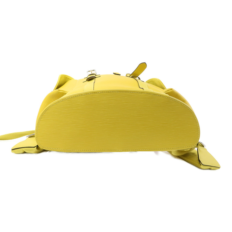 LOUIS VUITTON Epi Christopher MM銀扣背包-3