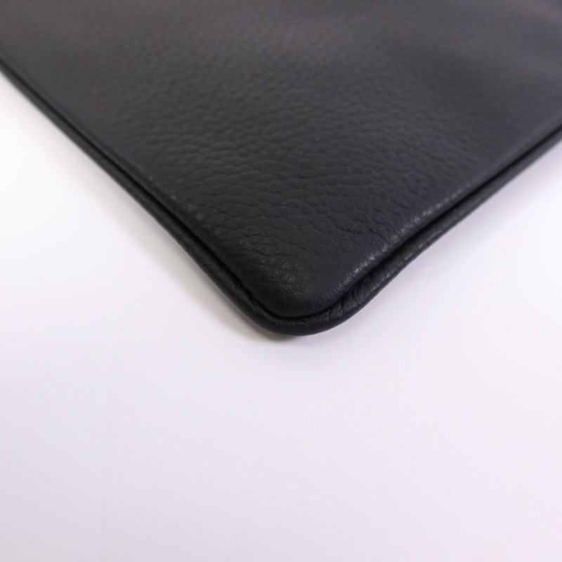 Dior 牛皮皮革Pouch銀扣手拿包-11