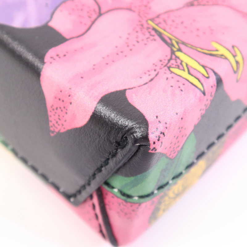 BALENCIAGA 牛皮皮革Mini Shopping Phone Holder銀扣肩背袋-9