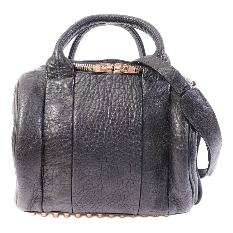 alexanderwang 牛皮皮革2 Way Shoulder Bag金扣手挽肩背兩用袋-0