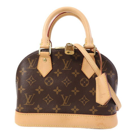 LOUIS VUITTON Monogram Alma BB金扣手挽肩背兩用袋
