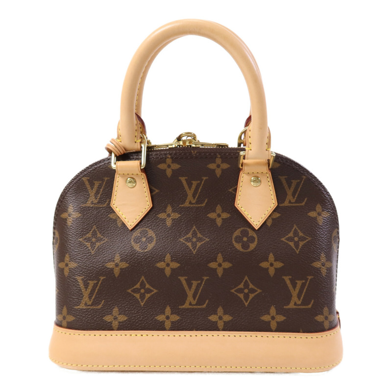 LOUIS VUITTON Monogram Alma BB金扣手挽肩背兩用袋-1