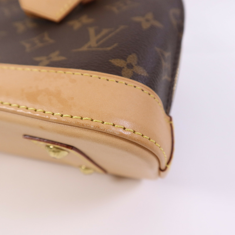 LOUIS VUITTON Monogram Alma BB金扣手挽肩背兩用袋-10