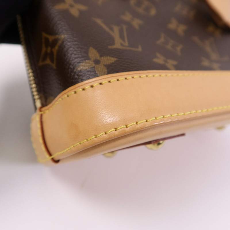 LOUIS VUITTON Monogram Alma BB金扣手挽肩背兩用袋-11